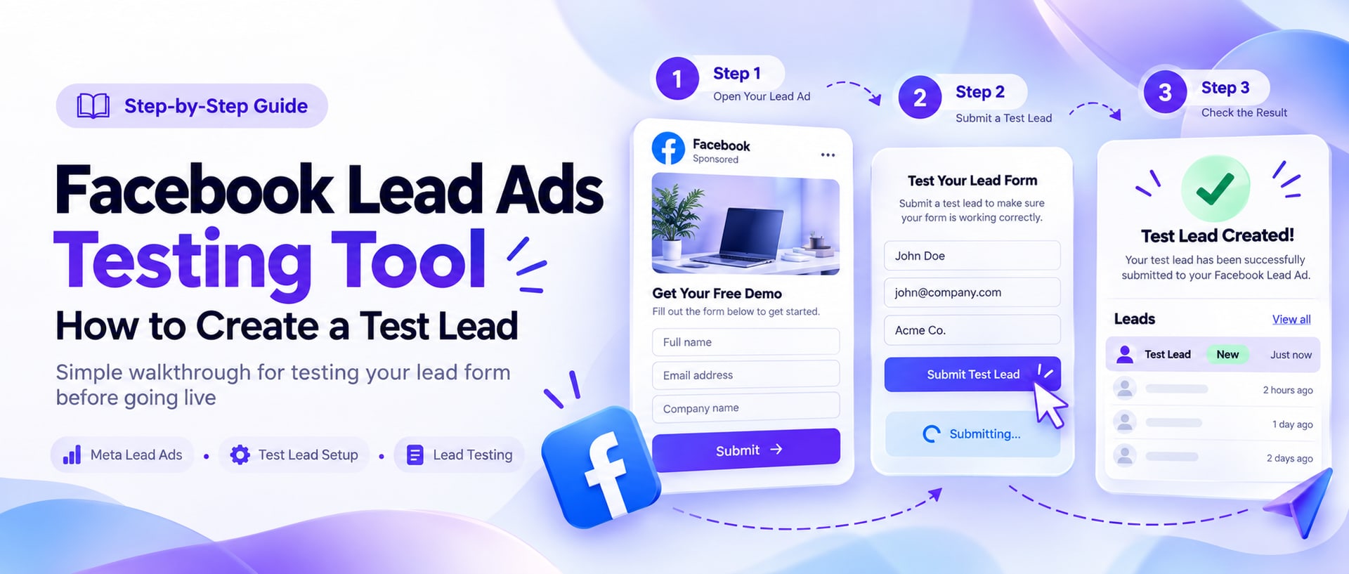 Facebook Lead Ads Testing Tool: How to Create a Test Lead (Step by Step)